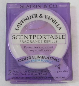 Slatkin & Co Scentportable Refill Disk Lavender & Vanilla - Picture 1 of 6