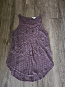 Womens American Eagle Outfitters open knit tank tunic Large - Picture 1 of 4