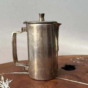 Vintage Meneses Spain Signed Silverware Creamer With Lid Solid 5” - Picture 1 of 12