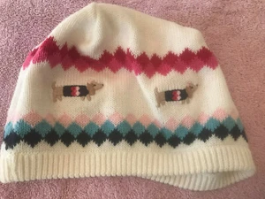 Gymboree New York Girl Puppy School beret hat cap 4t 5t rare vintage 4 5 - Picture 1 of 2