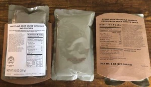 US-MRE Military Ration 3-Pack Entree Sampler - Picture 1 of 6