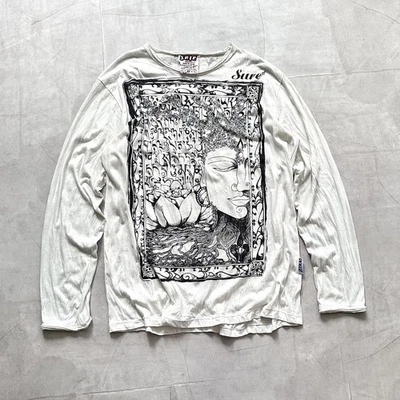 00s Buddha Hysteric Glamour Tripp NYC Style Gothic Vintage Long Sleeve T Shirt - Image 1 of 4