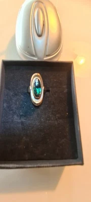 *TURMALIN RING*333 GELBGOLD*VINTAGE* - Bild 1 von 3