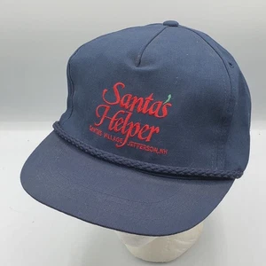 Gorra Santas Village Santas Helper Jefferson NH ajustable con cuerda azul marino - Imagen 1 de 11