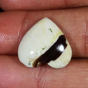 natural PEANUT WOOD JASPER heart shape loose gemstone 10.30 Carat. (18x17x04 mm) - Picture 1 of 6