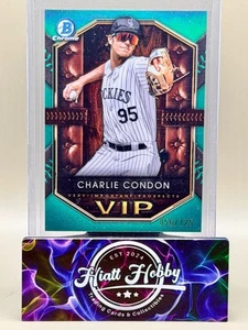 Bowman Chrome 2025 - Charlie Condon #VIP-9 - Very Important Prospects Teal/125 - Imagen 1 de 2