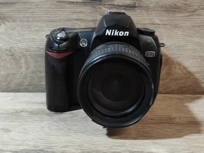 Nikon D70 6.1MP Digital SLR Camera - Black (18-70mm Lens) Please Read - Image 1 of 4