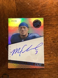 2012 Press Pass Showcase: MICHAEL FLOYD AUTO /25 #MTC-MF NOTRE DAME IRISH Blue - Picture 1 of 2