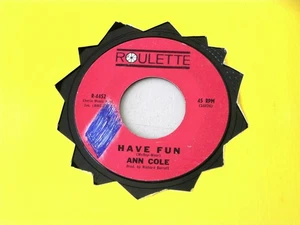 SOUL~ ANN COLE~ DON'T STOP THE WEDDING~ HAVE FUN~ KILLER TWO SIDER ~ROULETTE - Picture 1 of 2