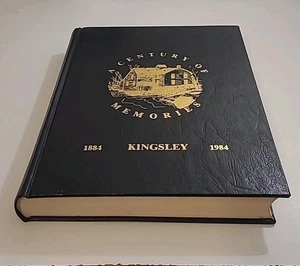 A CENTURY OF MEMORIES Kingsley, Iowa 1884-1984 Hardcover Good Condition  - Imagen 1 de 7