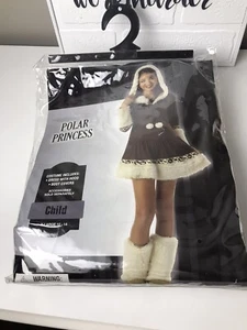 California Kostüm Kinder Kids XLarge (12-14) Polarprinzessin Halloweenkostüm - Bild 1 von 8