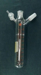 Tubo de almacenamiento Schlenk graduado 250 ml - exterior 24/25, interior superior 24/40, entrada de válvula - Imagen 1 de 8