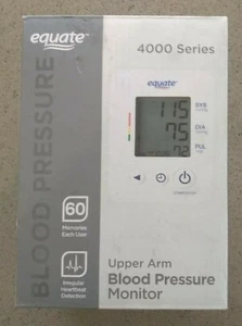 Equate 4000 Series Upper Arm Blood Pressure Monitor **NEW** - Picture 1 of 6