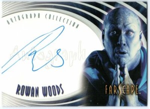 FARSCAPE 2003 RA SEASON 4 A27 Rowan Woods as Male Zhaan AUTOGRAPH TRADING CARD