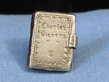 VINTAGE ANTIQUE MINIATURE SILVER PICTURE BOOK CHARLES DICKENS PICKWICK NICKLEBY