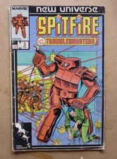 MARVEL COMIC 1986 SPITFIRE AND THE TROUBLESHOOTERS #3