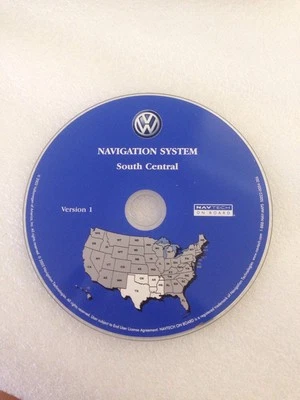 Volkswagen VW Touareg  Navigation CD Map South Central Version 1 S0022-0004-306 - Image 1 of 3