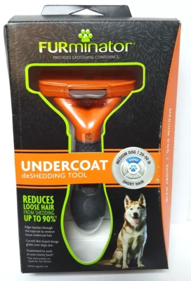 Herramienta de reducción de pelo FURMINATOR para perros medianos pelo corto Foto 1 de 2