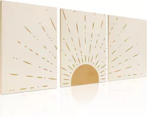 Boho Minimalist Wall Art - Framed Canvas Prints - Perfect for Modern and Neutral - Picture 1 of 12