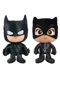 The Batman™ and Selina Kyle 11-Inch Small Plush Toys 2-Pack, The Batman™ Movie - Picture 1 of 3