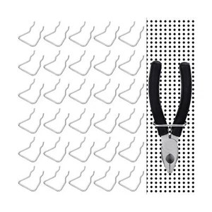 Pegboard Plier Holders Stainless Steel Double Loop Pegboard Hooks Comfortable. - Picture 1 of 7