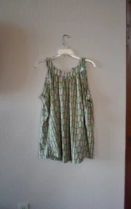 Trendmates Plus Multi-Colored Striped High Neck Sleeveless Top Size 1X - Picture 1 of 3