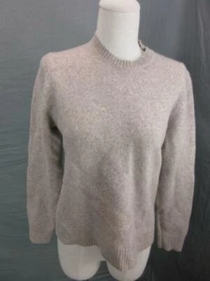 SUÉTER JERSEY BROOKS BROTHERS TALLA M MUJER MARRÓN ESCOCÉS 100% LANA DE CORDERO T403 Foto 1 de 4