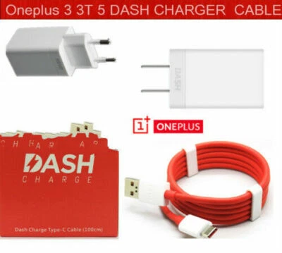 Original OnePlus DASH 5V4A Fast Charger Adapter Type-C Cable For 6T 6 5T 5 3T 3 - Image 1 of 4