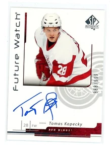 2006-07 SP AUTHENTIC #177 FUTURE WATCH ROOKIE AUTO 888 /999 TOMAS KOPECKY - Picture 1 of 1