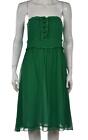 NEW Moulinette Soeurs Womens Dress Size 6 Green Sheath Strapless Knee Length
