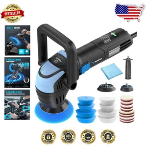 Mini pulidora de lujo 750 W para detalles eficientes del automóvil - almohadillas de 2 pulgadas/3 pulgadas y cable de 16 pies - Imagen 1 de 10