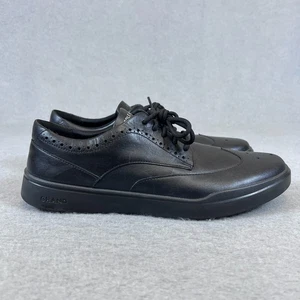 Cole Haan Grand Men's Grand Crosscourt Wingtip Leather Sneakers Black Size 11M - Picture 1 of 8