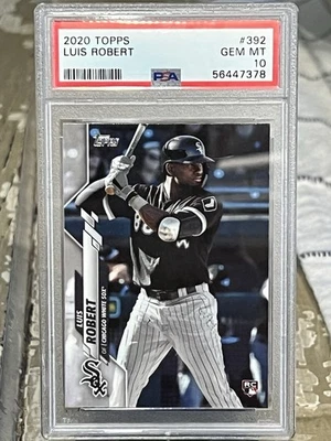 2020 Topps On Demand 3D #392 Luis Robert RC PSA 10 GEM MT - Image 1 of 2