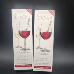 The Wand Wine Purifier 2-5 Pack Filters No More Wine Headaches Pure Wine Sealed - Picture 1 of 4