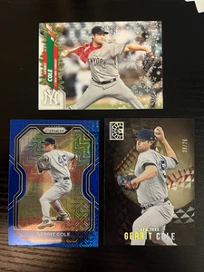 super short print SSP Sp Gerrit Cole 39/75 GOLD blue mojo to /199 holiday SCARF - Picture 1 of 2