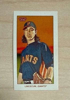 TIM LINCECUM - 2021 Topps 206 [Base] - Wave 6 - #18 - SAN FRANCISCO GIANTS - Image 1 of 3