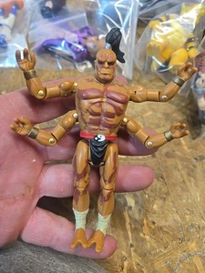 Vintage 1992 G.I. Joe Mortal Kombat GORO Dark Skin Variante mit Pferdeschwanz EUC!! - Bild 1 von 23