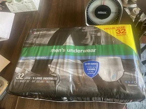 CVS Health Mens Underwear Maximum Absorbency L/XL Size Fits 38" To 64" - Picture 1 of 3