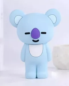 Silicone Pencil Case Blue Koala Bear Cute Kawaii Cartoon Makeup Multiuse Case - Picture 1 of 6