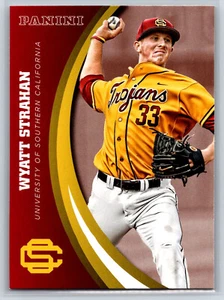 2015 Panini Collegiate USC Wyatt Strahan Rookie RC #32 - Picture 1 of 2