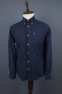 Barbour Tailored Fit Blue Long Sleeve Lightweight Button Down Shirt Size S - Picture 1 of 23