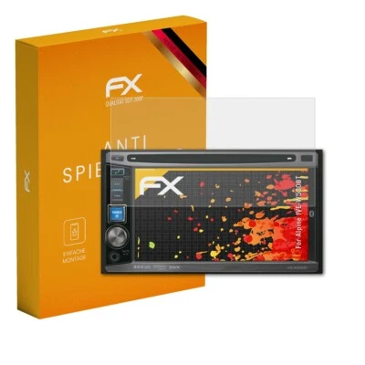 atFoliX 2x Displayfolie für Alpine IVE-W530BT Schutzfolie matt&stoßfest Folie - Bild 1 von 4