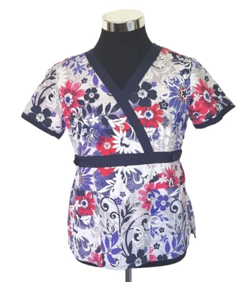 Blusa Médica Médica Dental Veterinaria para Mujer Med Couture Talla Mediana Multicolor Foto 1 de 4