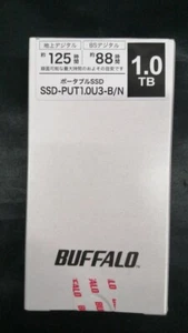 Buffalo Modellnummer: SSD-PUT1.0U3-B/N tragbare SSD 1,0 TB neu/unbenutzt JAPAN - Bild 1 von 2