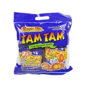 Halal Malaysian Snek Ku TamTam Crab Puffed Snack (20g x 8pcs) - Picture 1 of 3