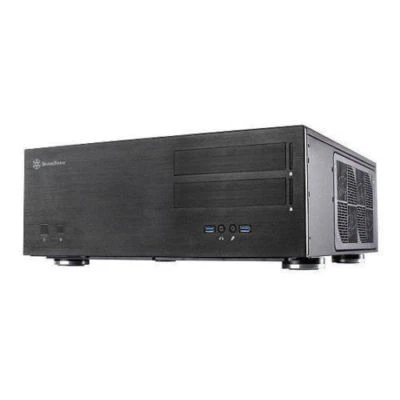Silverstone GD08B (Black) Grandia Extended ATX Aluminum Front HTPC Case - Image 1 of 4
