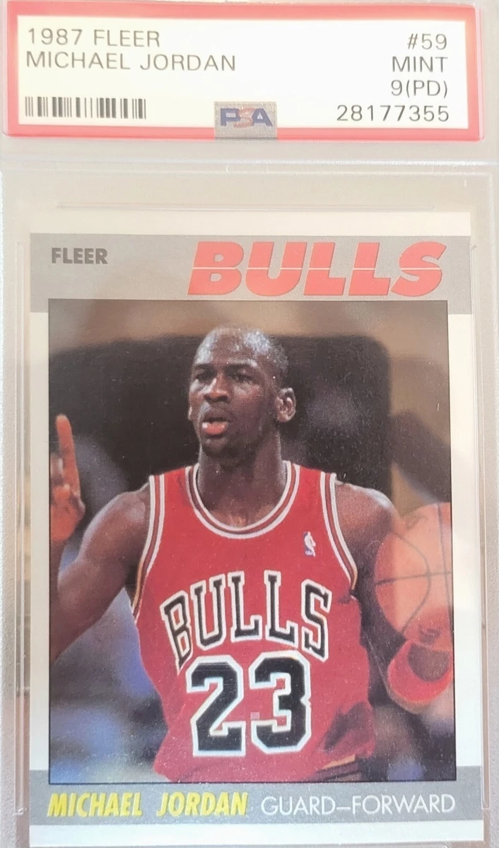 Michael Jordan Basketball Grade 9 1987-88 Season Sports Trading