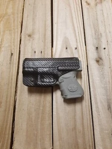 Fits Glock 29/29sf/30/30sf Carbon Fiber Black Kydex IWB holster right - Picture 1 of 6