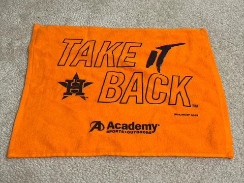 NEW Houston Astros 2019 Playoff Take It Back Rally Towel SGA Academy Cover