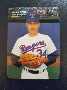 Nolan Ryan Texas Rangers 1991 Mother's Cookies #1 Oddball NM